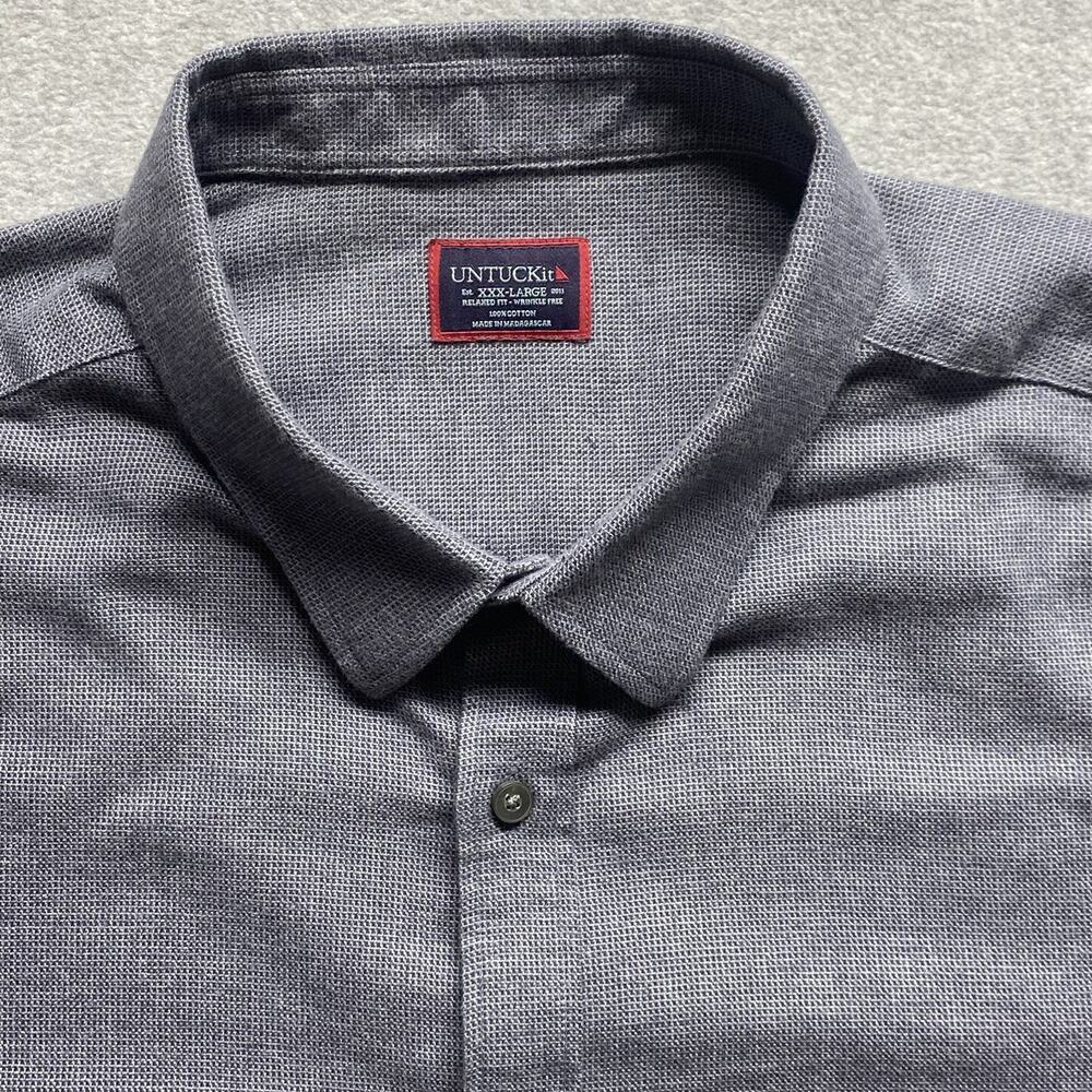 Lot of 7 UNTUCKit Mens 3XL Regular Fit Wrinkle-Free Dress Shirts Cotton - Picture 3 of 16